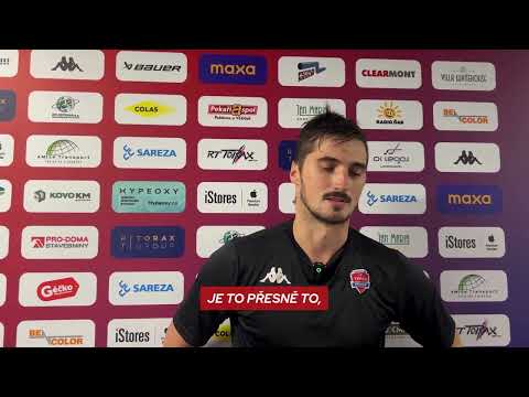 21. 8. 2025: Emīls Ģēģeris po vyhraném zápase nad týmem GKS KATOWICE