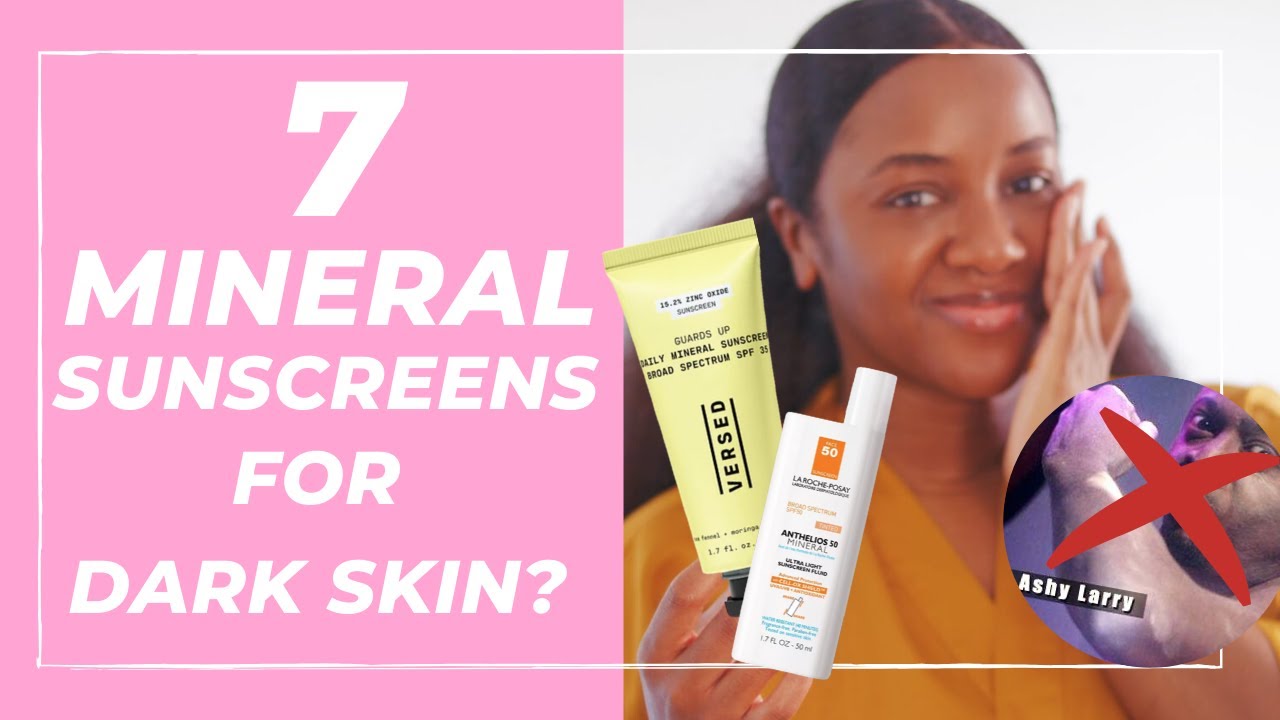 🚫👻 BEST Mineral Sunscreen for Darker Skin NO White Cast?