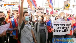 «Կանխե՛ք 2-րդ Հիտլերի ծնունդը». բողոքի ցույցեր ՀՀ-ում Գերմանիայի և Իտալիայի դեսպանատների մոտ