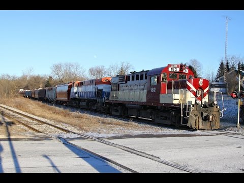 OSR182 & OSR644 pass Pemberton Street in Ingersoll   24/01/13