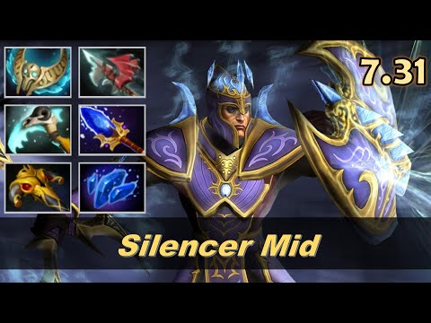 Silencer Mid Carry Build | Dota 2 7.31 New Meta Highlights