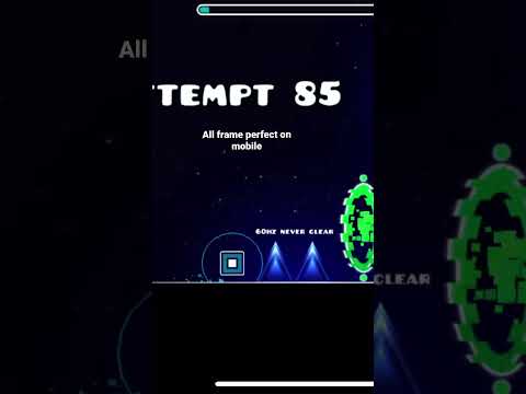 All frame perfect jumps on mobile #geometrydash