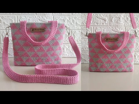 Tas Rajut Terbaru Model Modern Cara Membuat Tas Rajut Crochet Bag