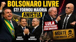 SOLTURA DE BOLSONARO GRANDE VITÓRIA   STF FORMOU MAIORIA   CAIU A MÁSCARA DE LULA