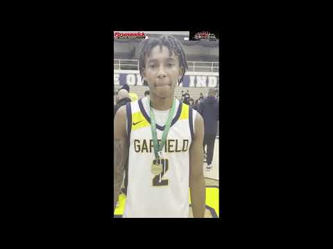 Garfield Heights Jyles Brandon after their 52-42 District Championship win over Cleveland Heights