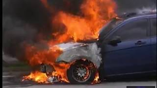 preview picture of video 'Real Life Car-fire and Explosion-Martinsville,VA.'
