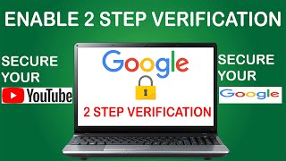 How to enable 2 step verification on Laptop | Secure Your Google Account With 2 Step Verification