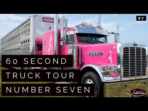 60 Second Truck Tour #7 Radebaugh Inc. 2016 "Pinkie" Peterbilt 389