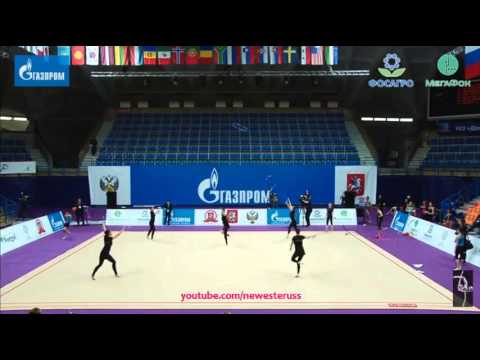 Bulgaria 2 hoops + 6 clubs - Training - GP Moscow 2016
