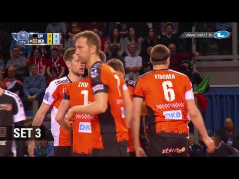 CLVolleyM - 4th Round Leg 6 - Highlights - Cucine Lube CIVITANOVA vs BERLIN Recycling Volleys