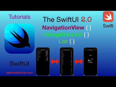 NavigationView NavigationLink and List. SwiftUI