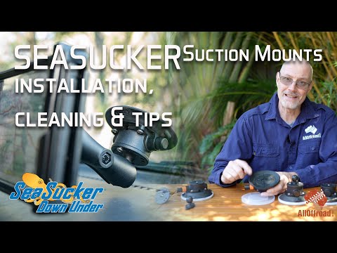Seasucker Suction Cup Mounts for Tablet and Smart Phones - correction and tips and tricks