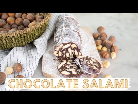 Chocolate Salami Recipe | Italian Dessert (VEGAN)