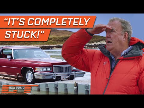 Clarkson and Hammond Ram James May's Car Off a Water Bridge | The Grand Tour Presents: Lochdown