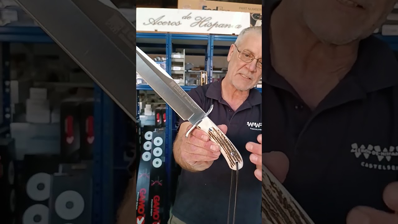 BOWIE JOKER FACA 9.45" CHIFRE DE VEADO CC139