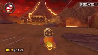Wii Grumble Volcano - 1:53.194 - PUTA CHIBI (Mario Kart 8 World Record)