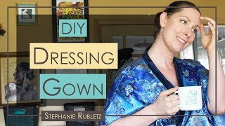 DIY Dressing Gown / Refashioned from Kaftan