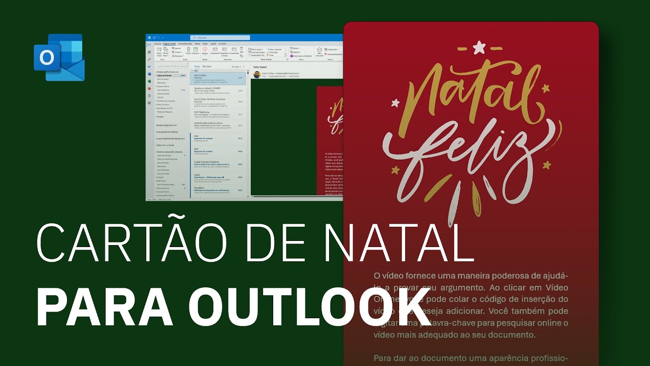 How to Create a Christmas Card for Outlook