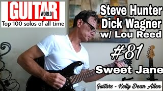 #81 Steve Hunter/Dick Wagner with Lou Reed - Sweet Jane intro solo
