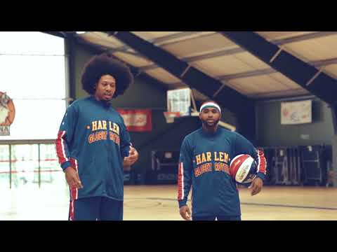 Harlem Globetrotters train with D.C. Timberwolves | Vienna, Austria
