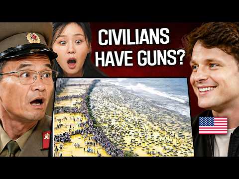 Kim Jong Un's Bodyguard reacts to What Happens If Someone INVADES the U.S.