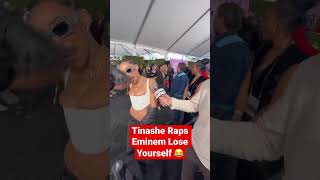 Tinashe Rapping EMINEM 😂