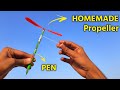 How To Make Propeller At Home How To Make Flying Helicopter Propeller Helicopter Using Pen