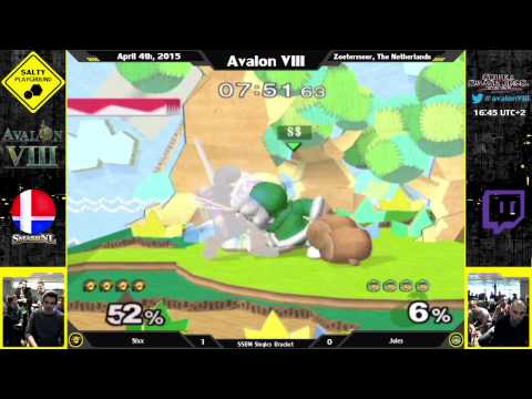 Avalon VIII - Sixx (Link) Vs Jules (IC) - SSBM Singles Winners R3