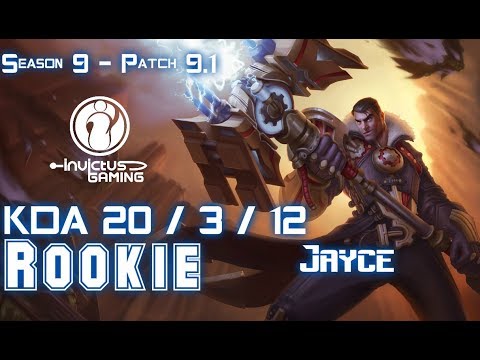 IG Rookie JAYCE vs LISSANDRA Mid - Patch 9.1 KR Ranked