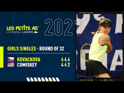 Les Petits As 2021 | Girls Round of 32 | Addison Comiskey vs. Alena Kovackova