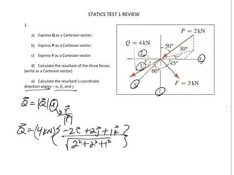 Statics - Test 1 review