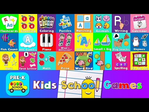 Kids School Games Video