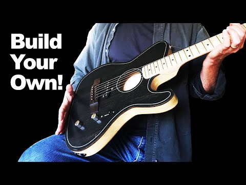 How to Make an Acoustic Electric Tele-Style Guitar (Step by Step)