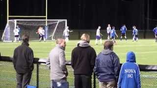 preview picture of video 'Norton vs Dover-Sherborn Boys soccer game played on 11/3/14 at Wheaton College'