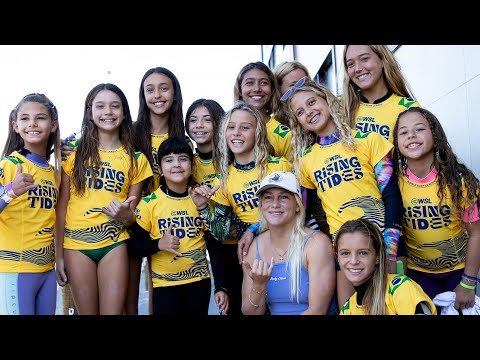 Championship Tour Stars Inspire A New Wave Of Young Brazilian Surfers At Rising Tides Rio