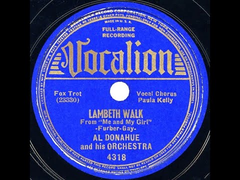 1938 Al Donahue - Lambeth Walk (Paula Kelly, vocal)