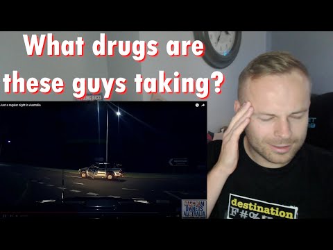 Rob Reacts to... Just a regular night in Australia - Dash Cam