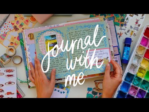 junk journal with me  process video ideas tips