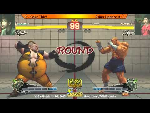 Coke Thief vs Asian Peter - SSF4AE Singles - Vancover Street Battle 8