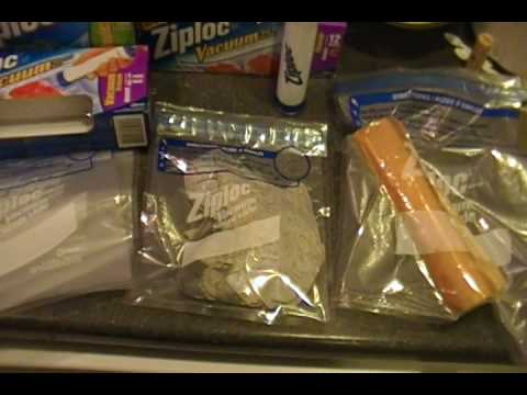 backpacking Ideas- Ziplock vaccum bags