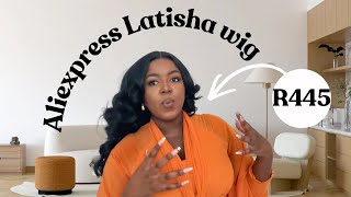 Aliexpress Latisha dupe review | 24inch frontal wig for less than R500