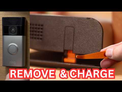 How to Remove & Charge Ring Doorbell