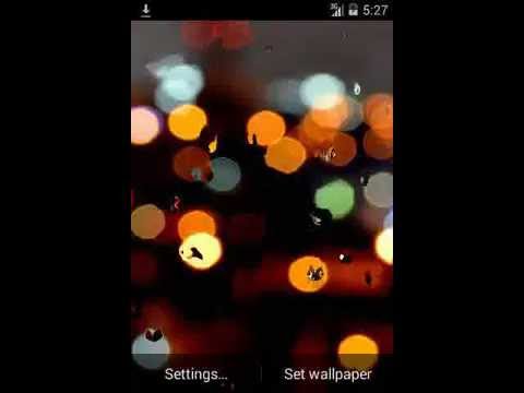 Real Raindrops Pro LWP Video