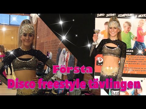 Första tävlingen i disco freestyle-min sko flyyyyyger 😆