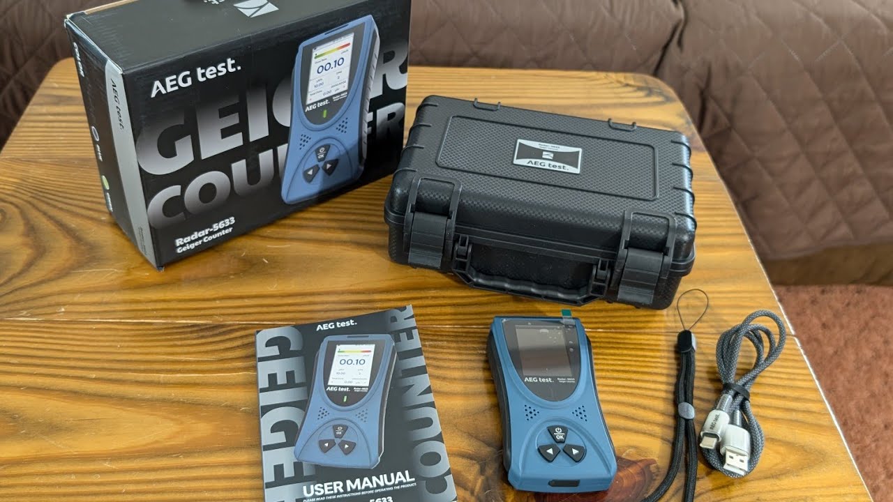 AEGTEST Radar-5633 Portable Nuclear Radiation Detector with LCD Screen