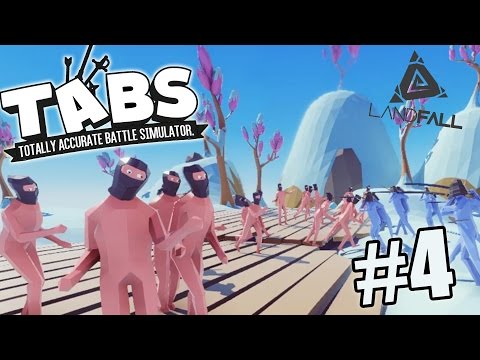 DERPY NINJAS! - Totally Accurate Battle Simulator (TABS ALPHA Campaign #4)