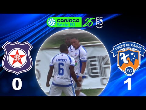CARIOCA SÉRIE B1 PROF. (2025) - TAÇA CORCOVADO - 7ª RODADA - FRIBURGUENSE 0X1 DUQUE DE CAXIAS