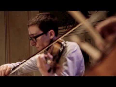 Quatuor Arod record Mendelssohn String Quartet Op.13 in A Minor - Adagio (Part 1 of 2)