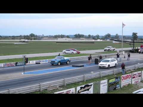 Jetta Sportwagen TDI vs. Drag Truck