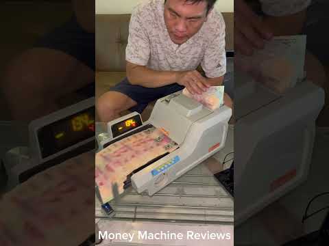 ASMR Money Counting Machine | So Satisfying! 💵 #notalkingasmr #oddlysatisfying #relaxingsounds